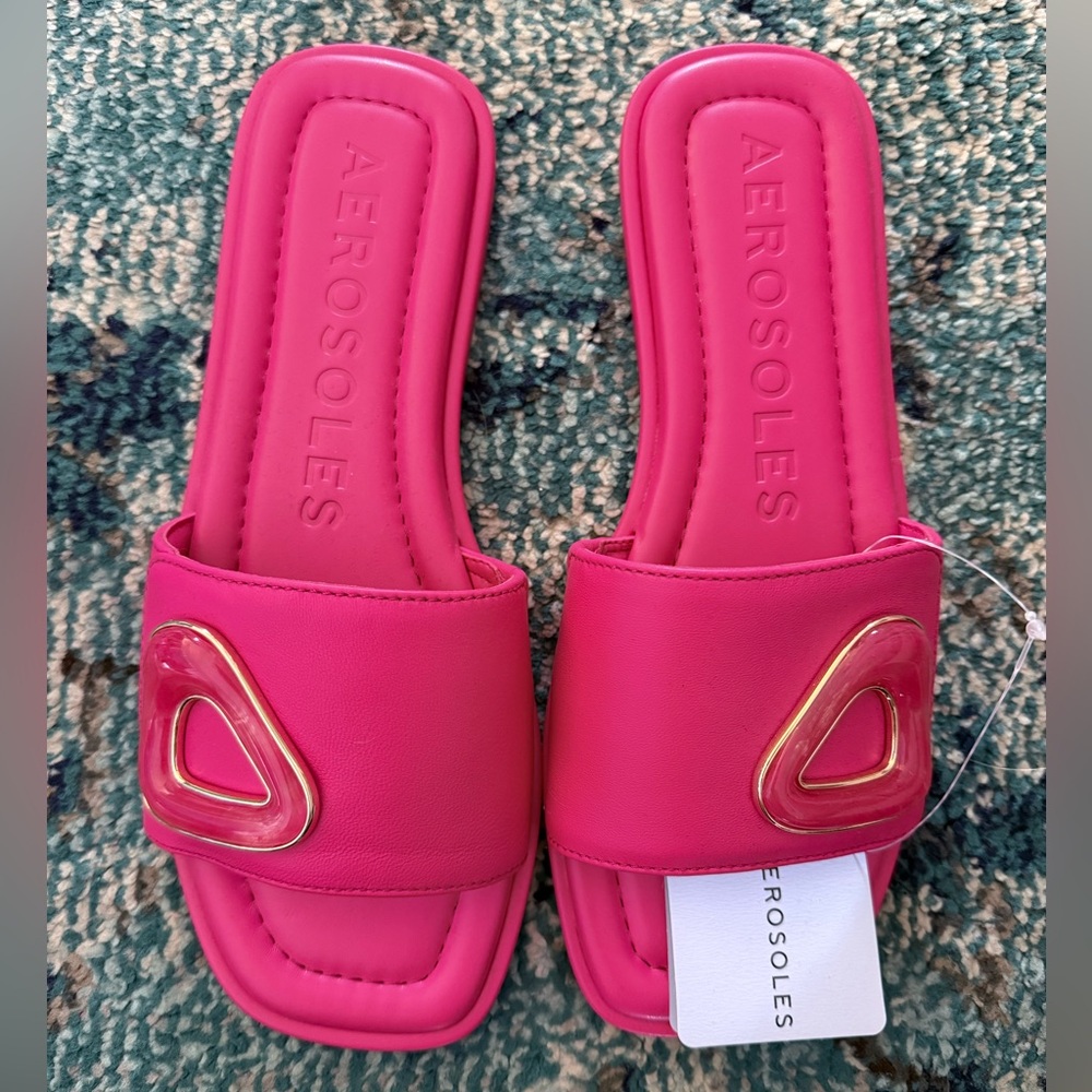 Aerosoles Pink Slides – Size 8 – New with Tags